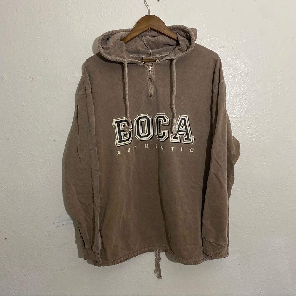 Boca Men's Brown Hoodie Sweater